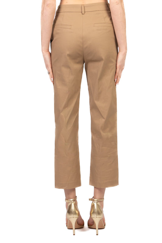 Tensione In Pantalone Casual Donna Cammello