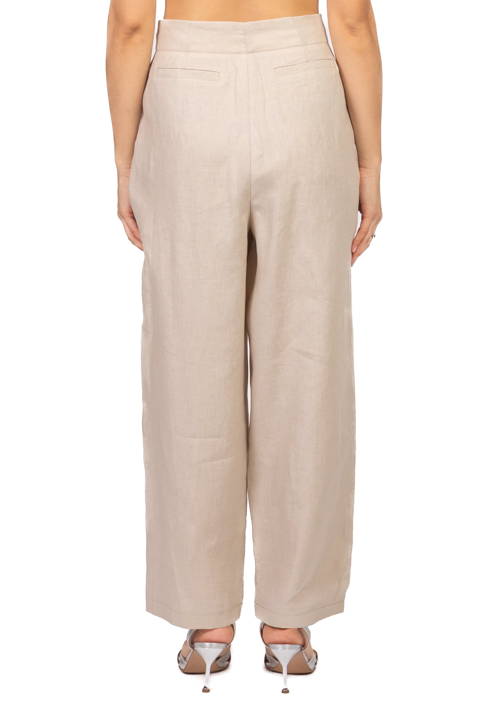 Tensione In Pantalone Casual Donna Beige