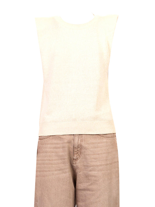 Gilet Donna Ecru