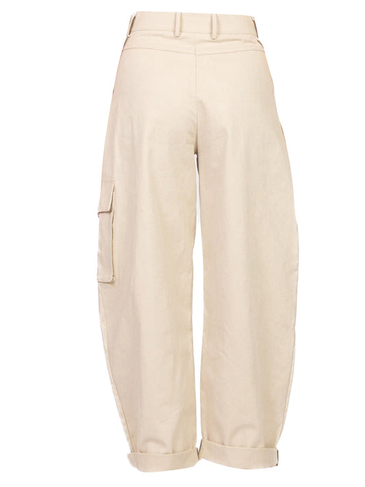 Pantalone Casual Donna Beige