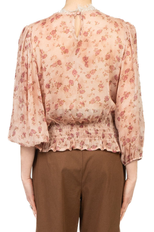 Tensione In Camicia Casual Donna Rosa