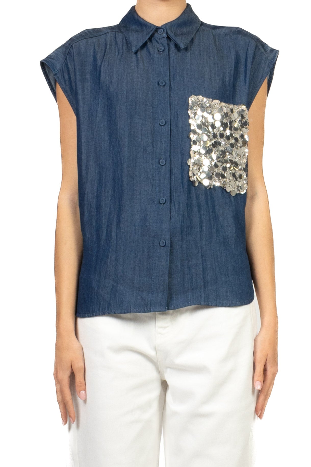 Tensione In Blusa Donna Blu