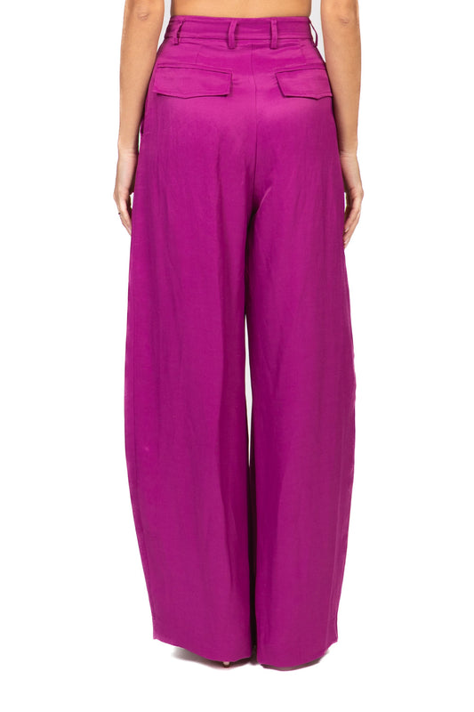 Tensione In Pantalone Casual Donna Ciclamino