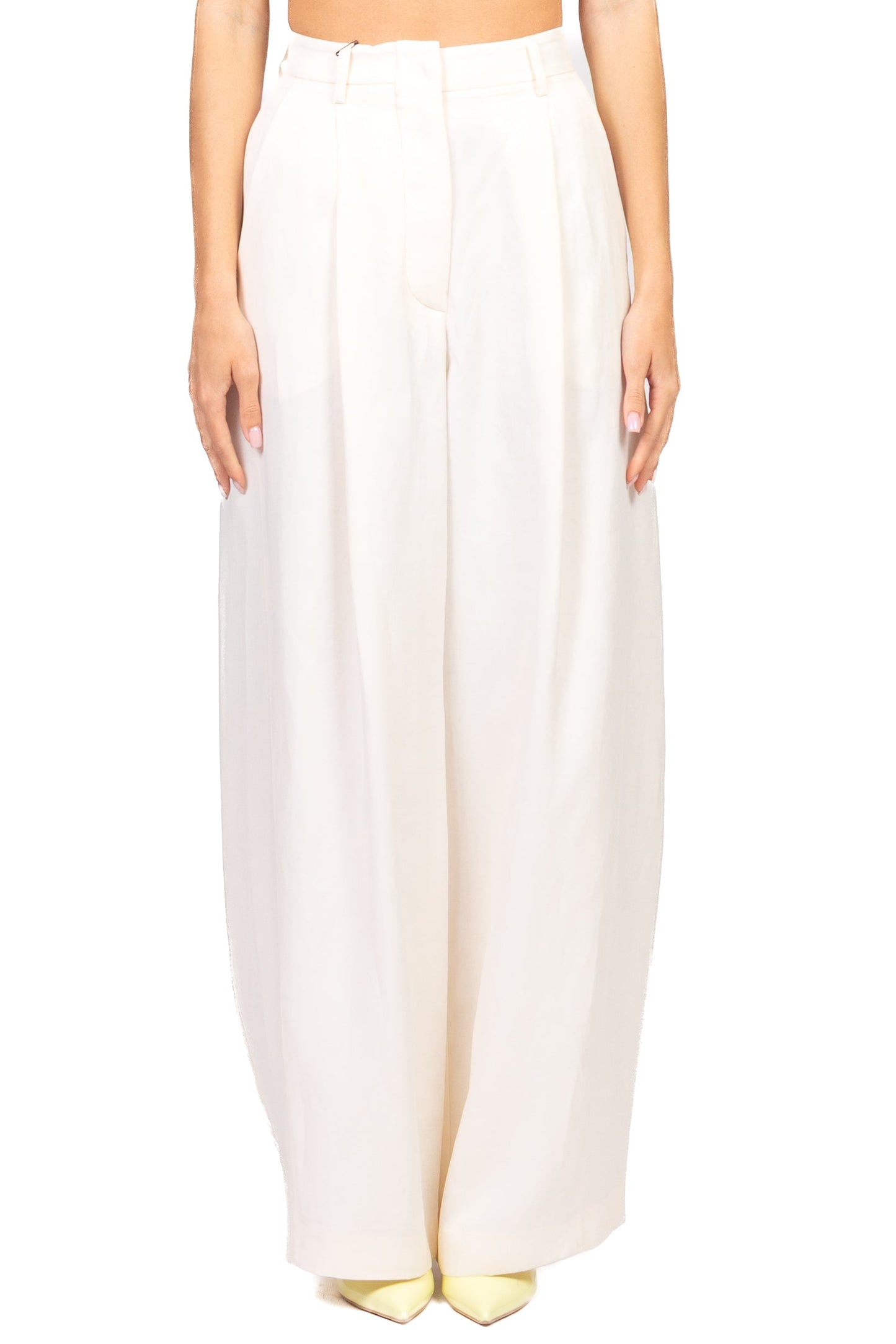 Tensione In Pantalone Casual Donna Latte