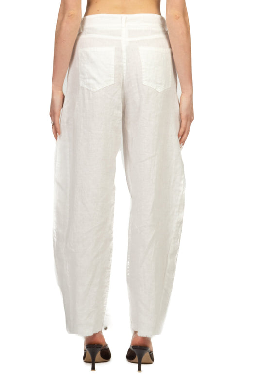 Tensione In Pantalone Casual Donna Panna
