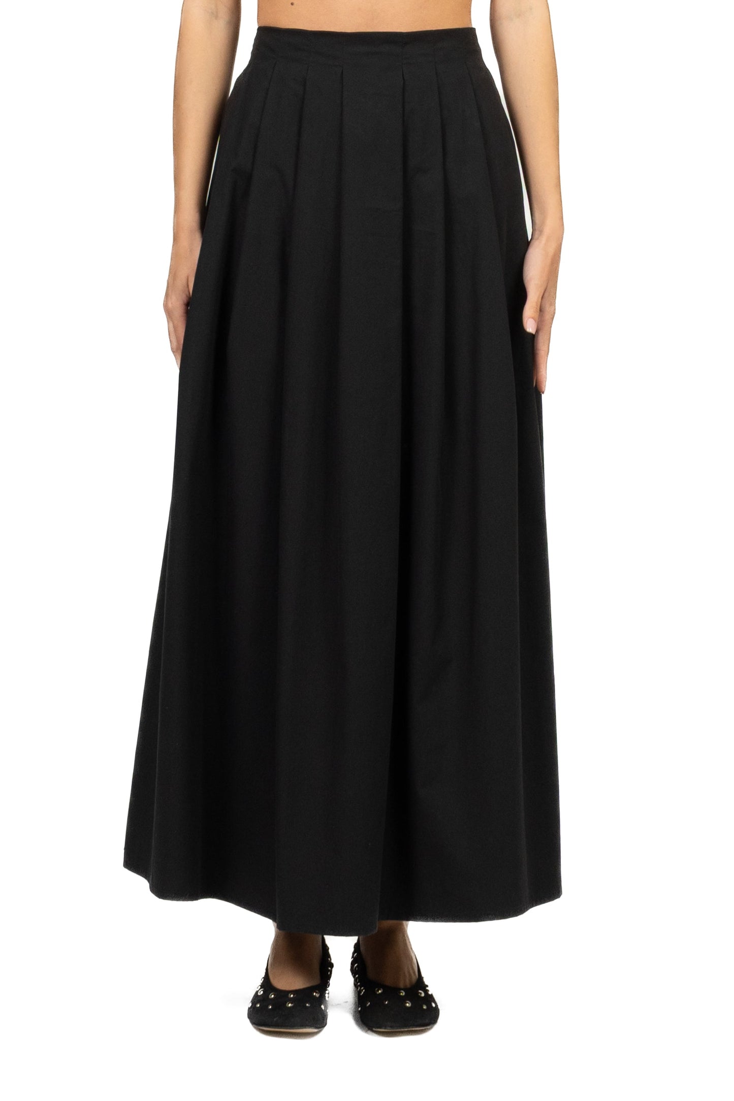 Tensione In Gonna Midi Donna Nero