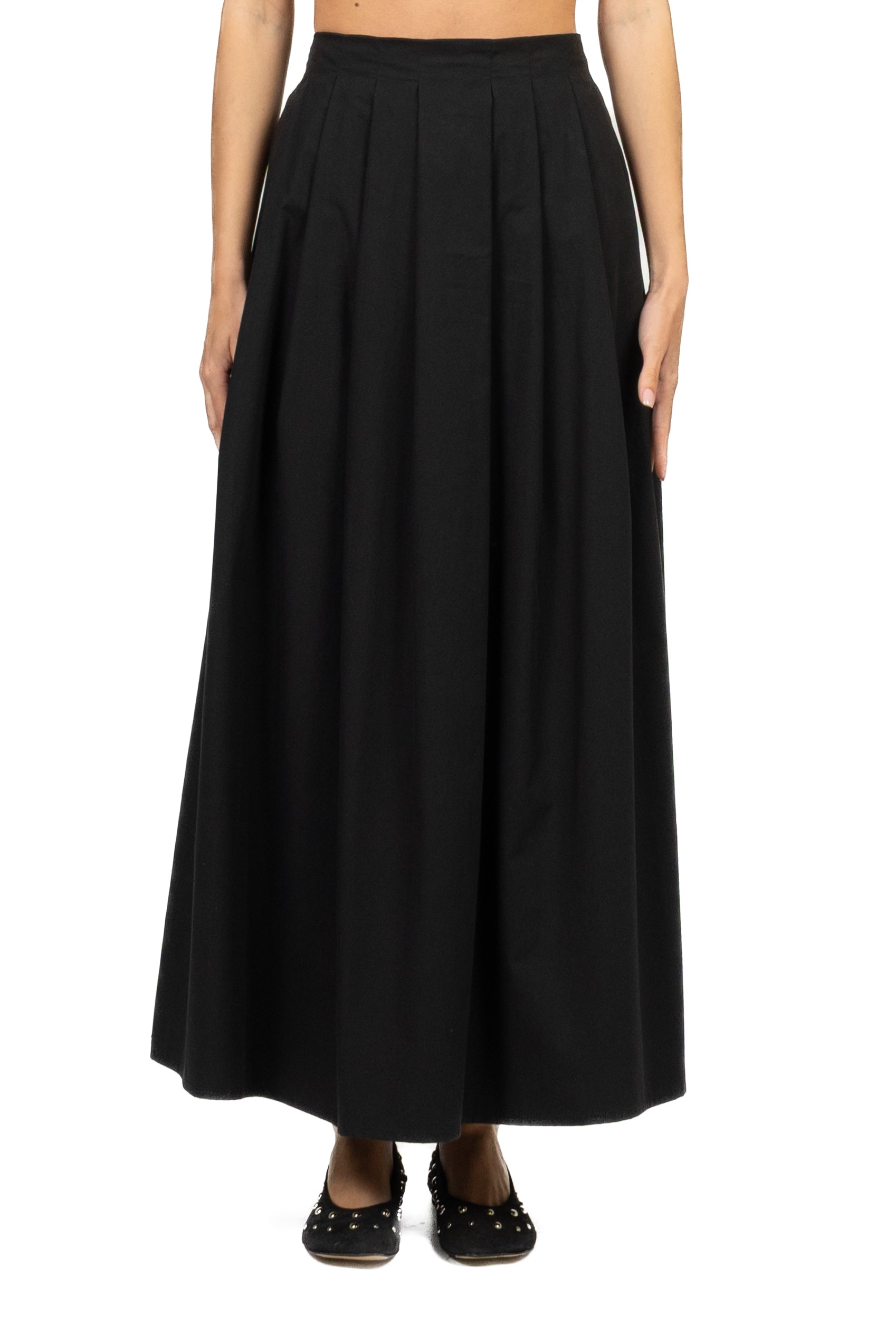 Tensione In Gonna Midi Donna Nero