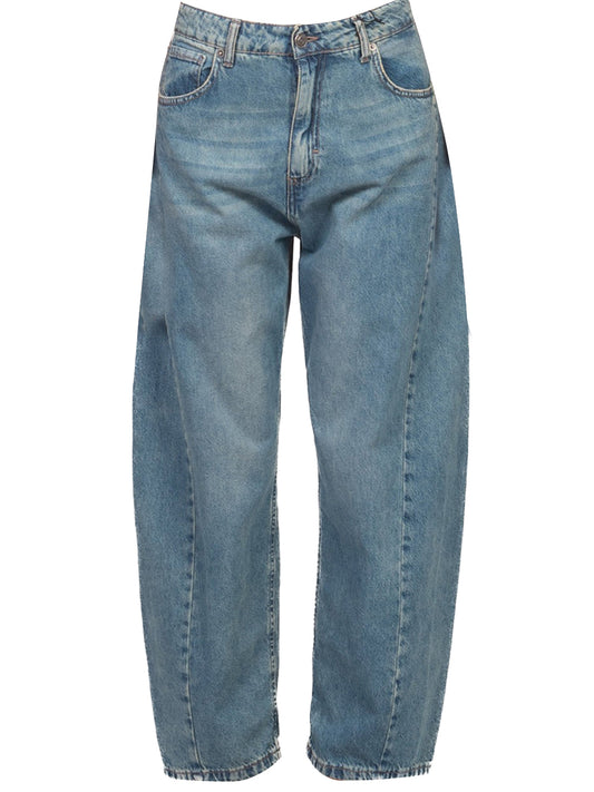 Jeans Largo Donna Denim