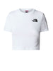 the north face t shirt donna ess cp bianco 7346072