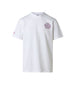 the north face t shirt uomo drip bianco 9686738
