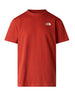 the north face t shirt uomo shor terra rossa 1150336