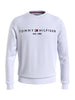 tommy hilfiger felpa girocollo uomo bianco 7243678