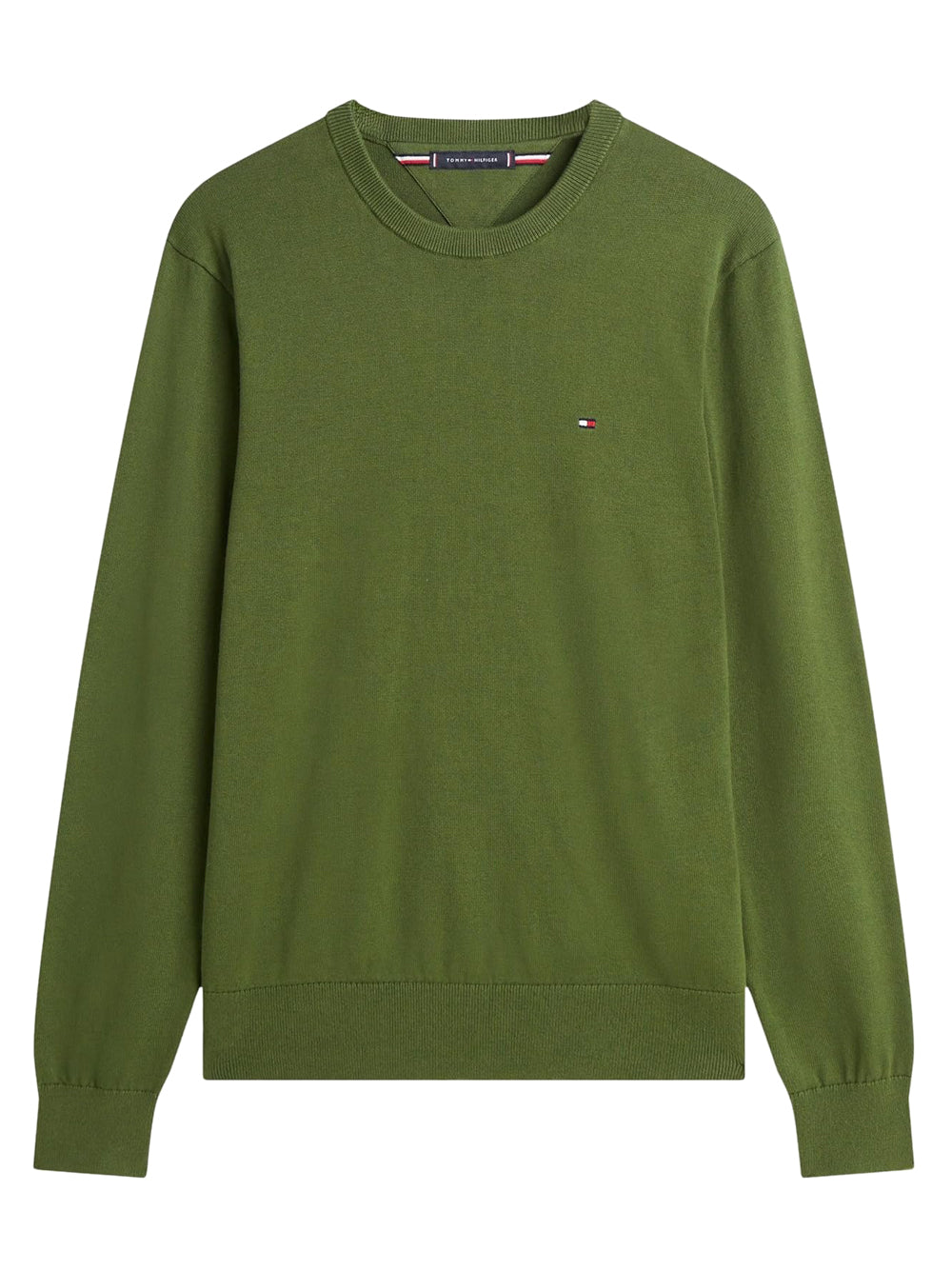 Pullover Uomo Essential Verde