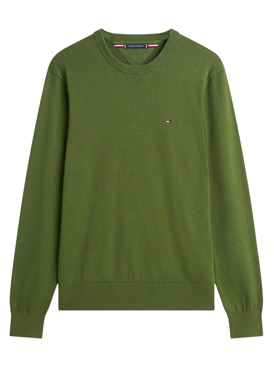 Pullover Uomo Essential Verde
