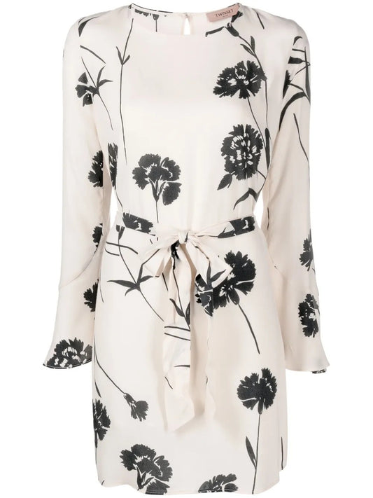 Twinset Abito Casual Donna Beige