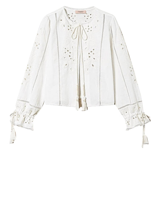 Twinset Giacca Donna Bianco