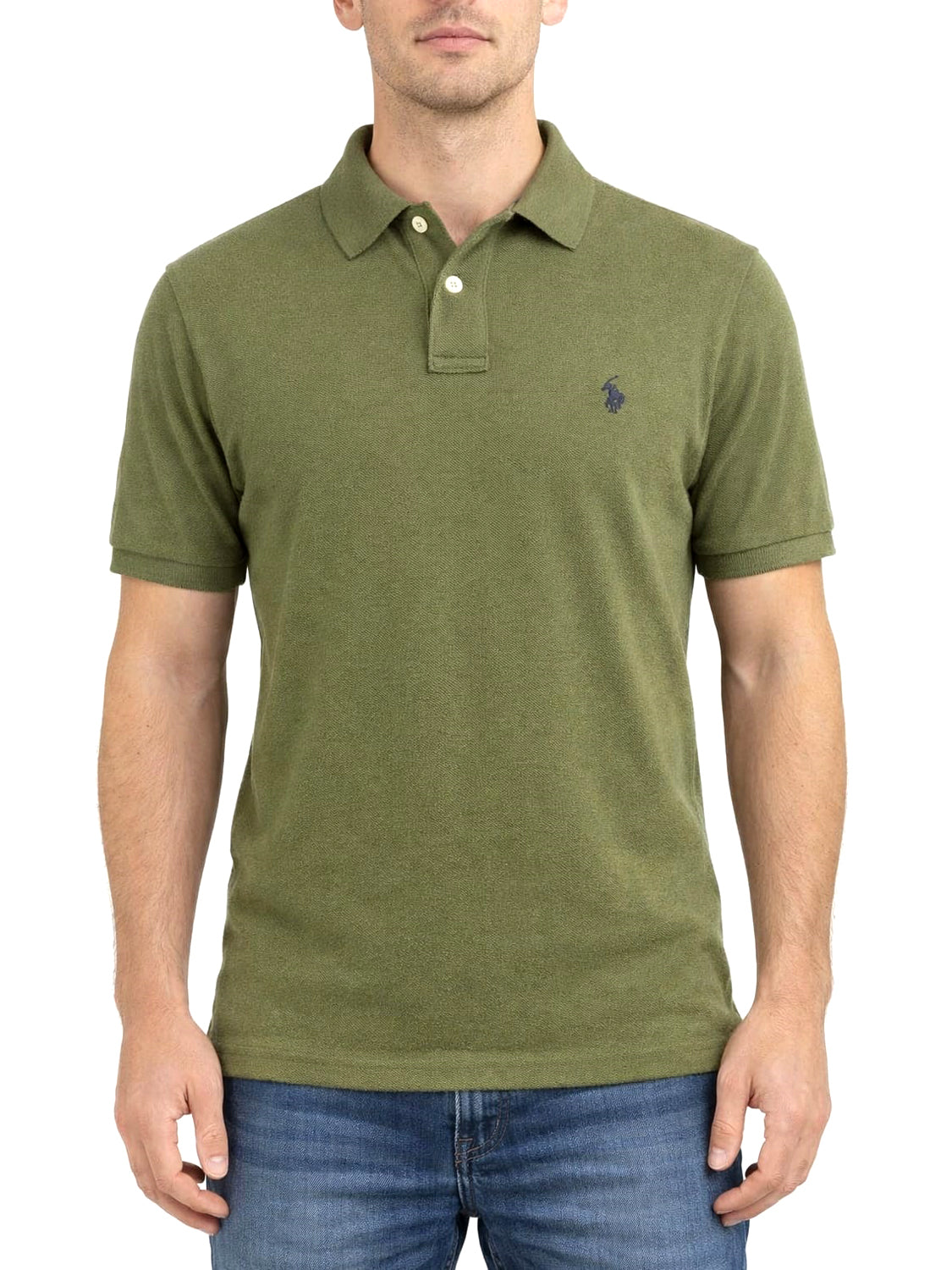 U.S. Polo Assn. Polo Uomo Card Verde militare