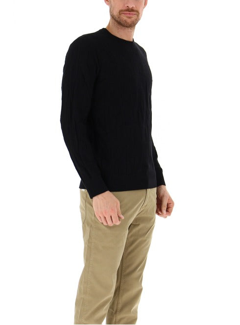 Pullover Uomo 6LZM1E Nero