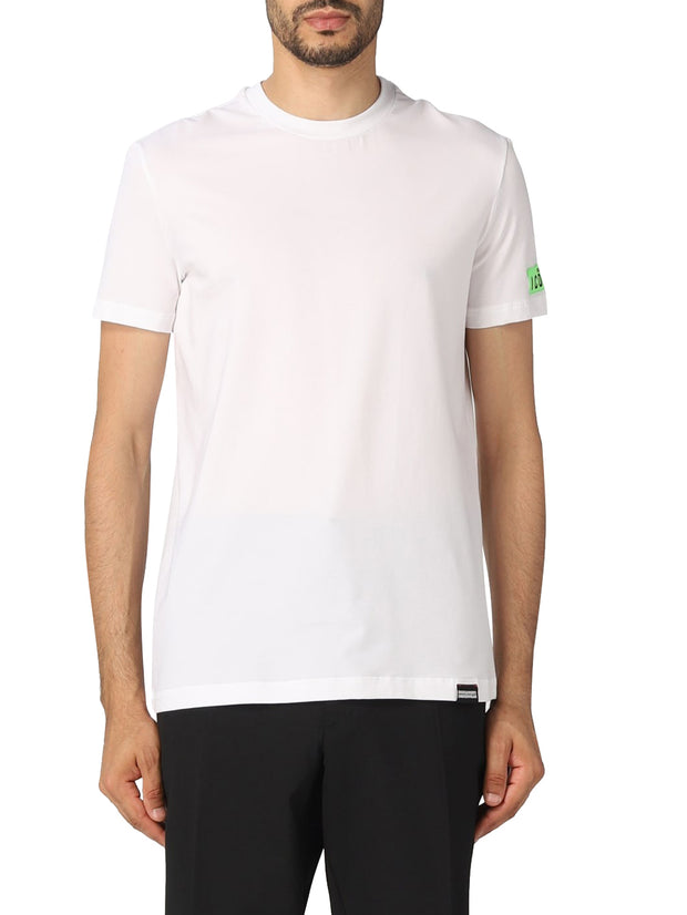 T-shirt Bianco / verde