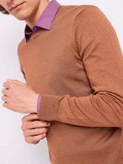 Pullover Uomo 321GU53001 Marrone