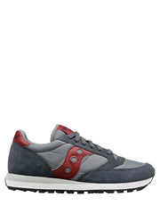 Sneakers Grigio / rosso scuro