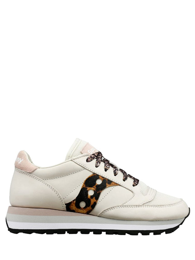 Sneakers Beige / leopardato