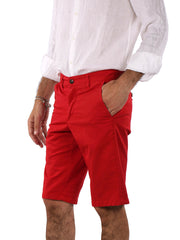 Bermuda Uomo GEB4929 Rosso