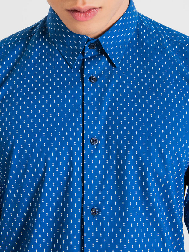 Camicia Uomo MMSL00628 Blu