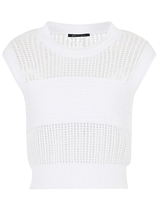 Top Donna 3DYH1P Bianco