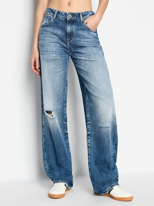 Jeans Donna 3DYJ52 Blu