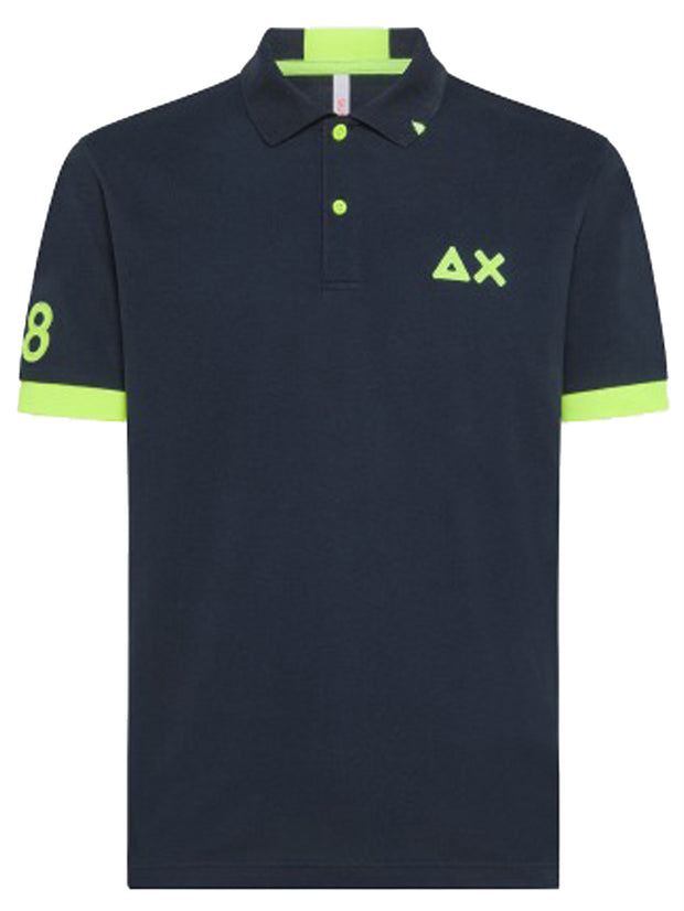 Polo Uomo A34122 Blu