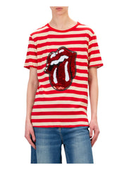 T-shirt Latte / rosso