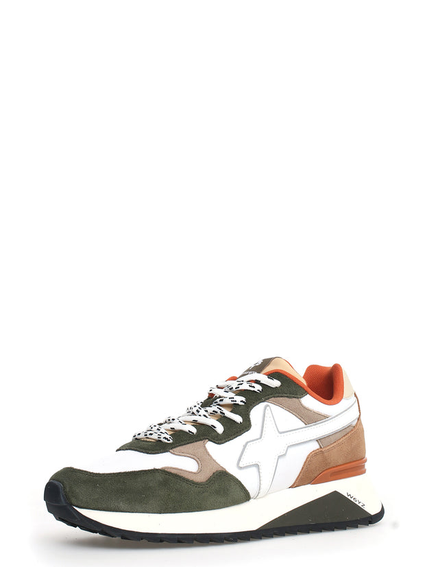 Sneaker Uomo 2015185 Militare / Bianco / Marrone